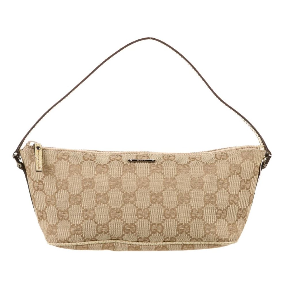 GUCCI GG Canvas Boat Pochette